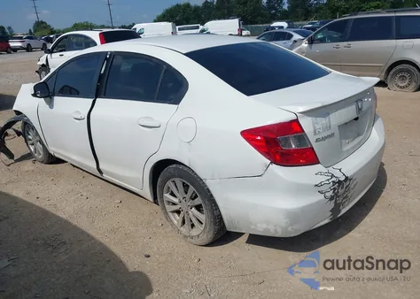 2012 Honda Civic Ex from USA, damaged, VIN 19XFB2F8XCE346727